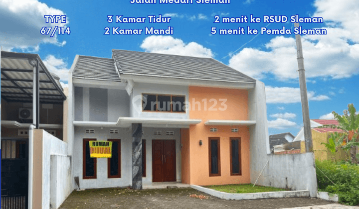 Rumah Siap Huni Area Triharjo Sleman Lingkungan Sejuk Dekat Pusat Kota 2