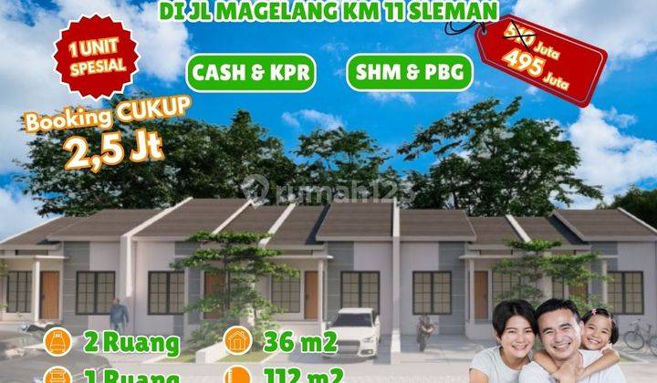 Hunian Cantik Lokasi Strategis dekat Pusat Kota di Jl Magelang 1