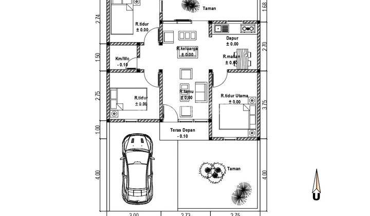 Rumah Moderen Berbah Sleman Dekat Banda Adisucipto 2