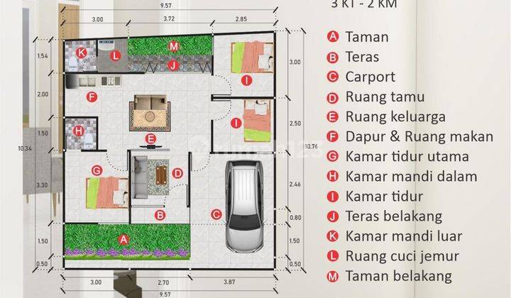 Dijual Rumah Dalam Cluster Dekat Pasar Cebongan Sleman 2