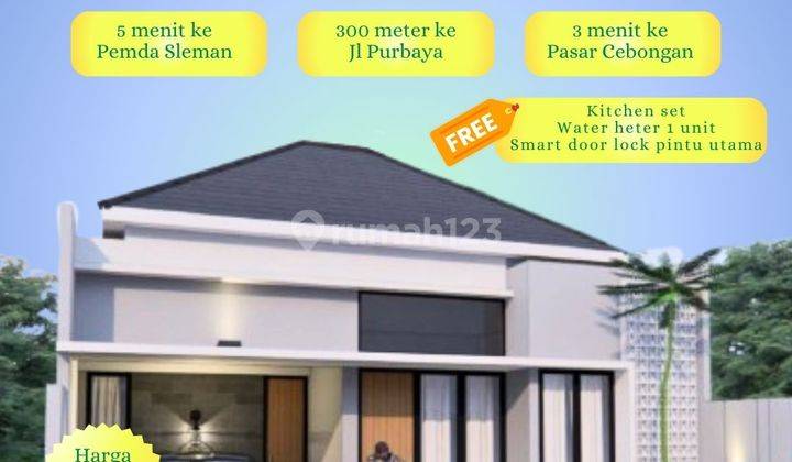 Dijual Rumah Dalam Cluster Dekat Pasar Cebongan Sleman 1