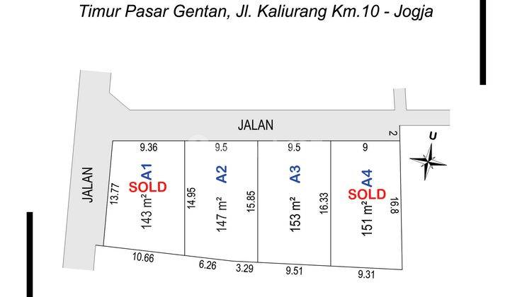 5 Menit Jl. Kaliurang Km 10 Timur Pasar Gentan Cocok Hunian 2