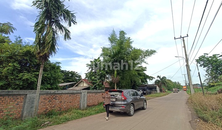 Tanah Pinggir Jl. Perjuangan Sukawinatan Cocok Bangun Ruko: SHM
