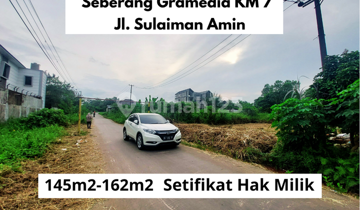 Seberang Gramedia KM 7. Tanah Murah SHM 