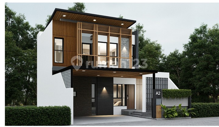 2-Story Contemporary House in Impian Cluster, Palembang City