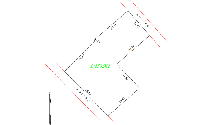 Tanah Palembang Dekat Kampus Ump Cocok Kosan