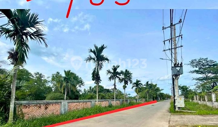 Tanah Pinggir Jl. Sukawinatan Arah Jalan Baru: SHM