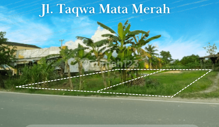 Prospek Bangun Ruko Tanah Murah SHM Tepi Jalan Raya 1