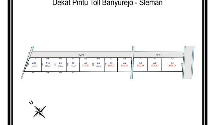  Dekat Exit Toll Kavling Jl. Magelang Cocok Hunian investasi 2