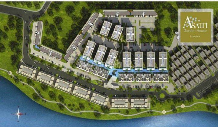 Apartment Asatti Garden House Tower Agate Yellow 1 BR 4