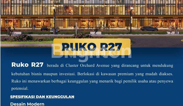 Ruko citraland gama city  orchard avenue  tahap III 2