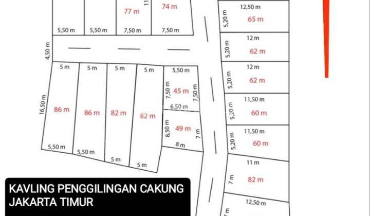 Jual Murah Tanah Kavling Cakung Jakarta Timur Askes Mobil Shm 2