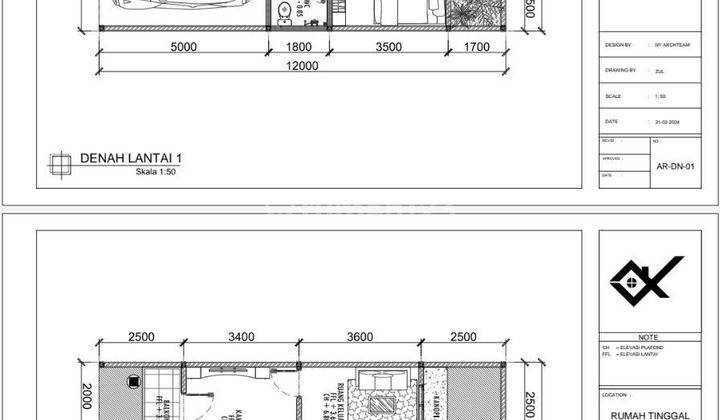 Rumah 2 lantai pondok bambu jl pahlawan Revolusi akses 2 monol 2