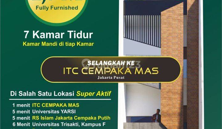 jual murah aparkos samping ITC Cempaka Mas 1