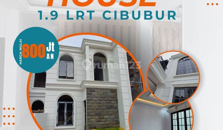 Rumah Mewah Dijual Murah 1,9 Km Lrt Cibubur 1