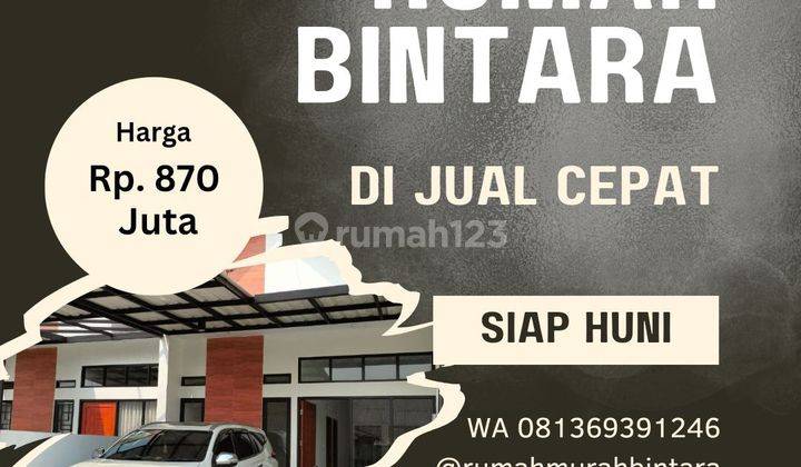 Rumah Minimalis Siap Huni Bintara Dkt Tol Kalimalang 1