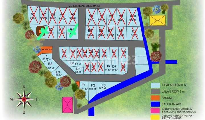 Tanah Kapling Murah Dekat Unimus Cocok Buat Kos Di Sendang Raya 2