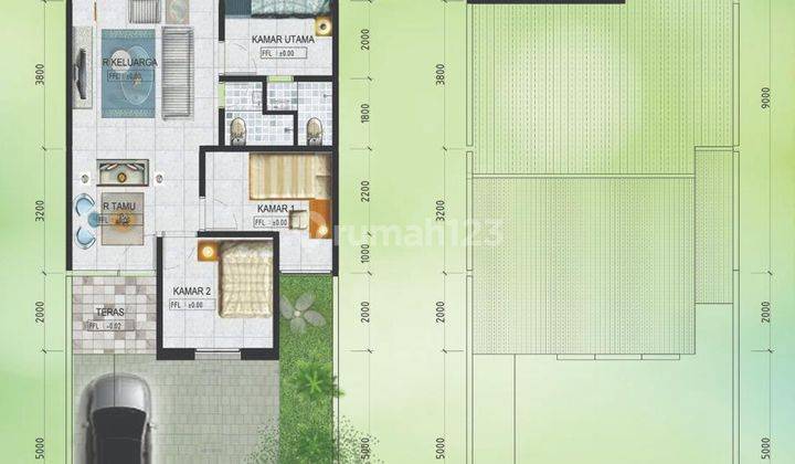 Dijual Rumah On Progress 1 Lantai Cluster Sevilla Bsd 2