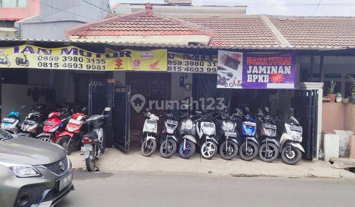 Dijual Cepat Rumah Merangkap Showroom Motor Di Villa Pamulang 1