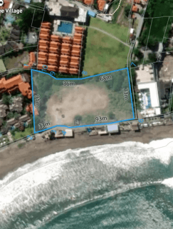 Tanah Pinggir Pantai Cocok Untuk Villa Resort Batu Belig Bali 1