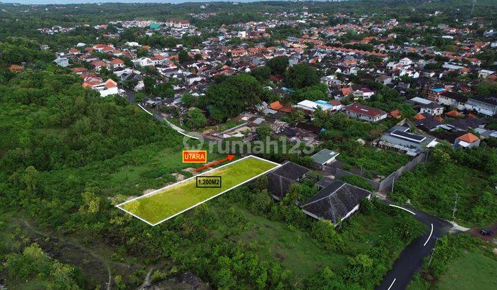 Tanah Persegi Panjang Panoramic Ocean View dan GWK Jimbaran Bali 1