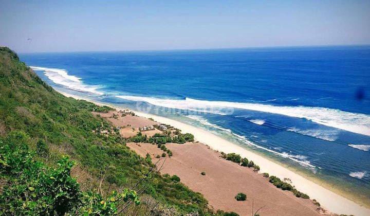 Tanah Clift Front View Ocean Batu Lesung Nyang Nyang Beach Bali 1