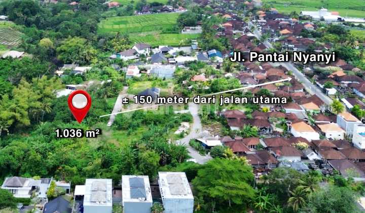 Tanah Komersil Strategis Kawasan Wisata Pantai Nyanyi Tabanan Bali 1