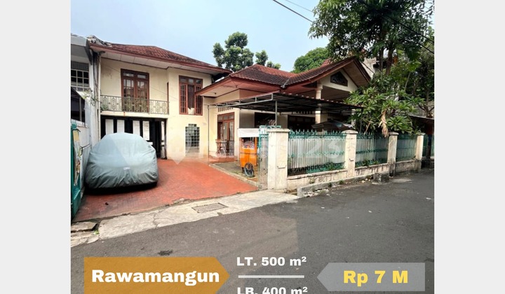 Prime Location Rawamangun - Rumah + Kost Terpisah, Akses Utama, Potensi Bisnis Tinggi