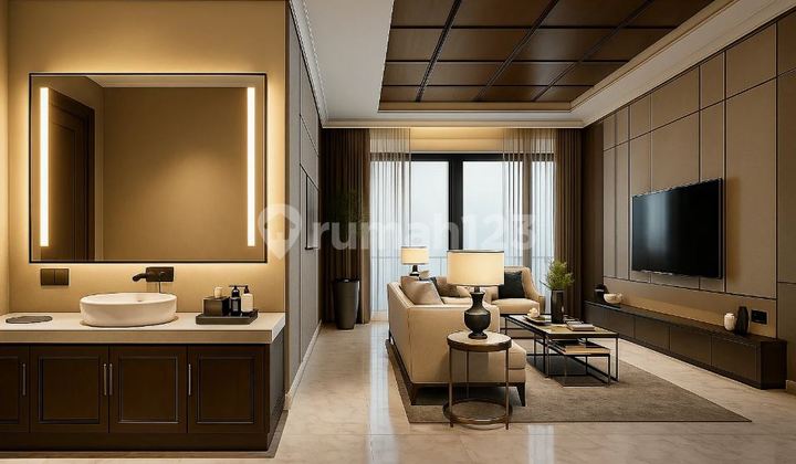 Dijual Rumah Baru Full Furnised Classic Modern dengan Kolam Renang di Singgasana Pradana Darmakusuma