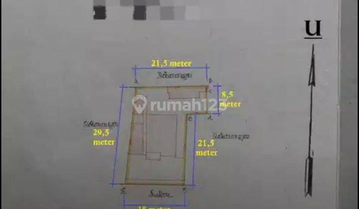 Dijual Tanah Bonus Rumah Induk + Ruko Lokasi Strategis Dan Ramai 2