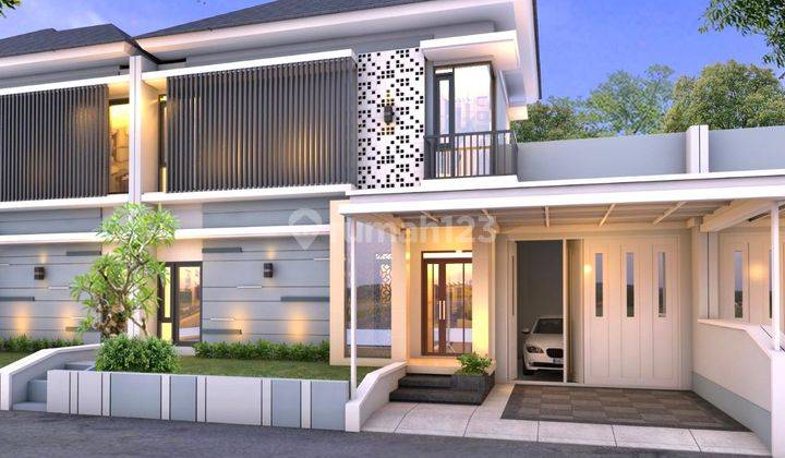 Rumah Cantik 2 Lantai Strategis Dalam Perum Elite Mlati Sleman 1