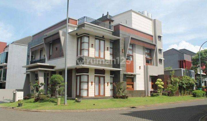 Rumah Mewah di Delatinos BSD Bagus 3 Lantai  1