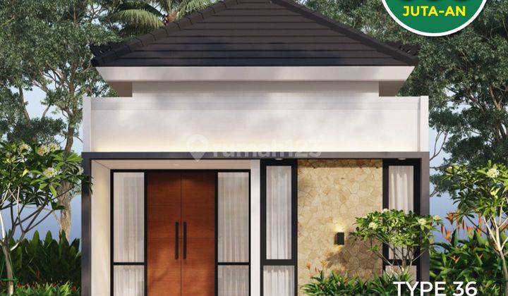 Rumah Bali Modern Strategis Di Pinggi Jalan Utama. Free Biaya Biaya Termasuk Kpr Rumah 1