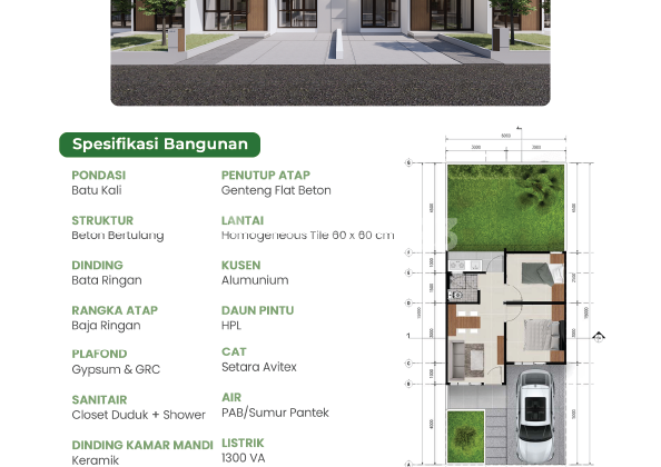 Rumah Minimalis Modern Di Caringin Ciawi Bogor Selatan 15