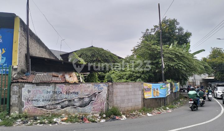 Land With Building Suitable For Business On Main Road, East Bekasi