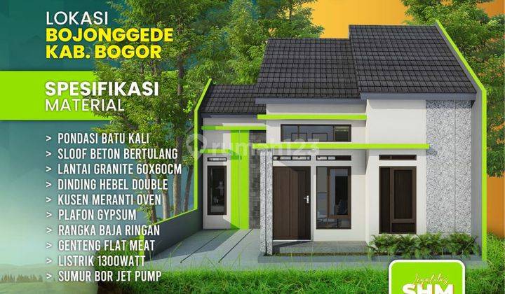 Rumah Cluster Pinggir Jalan Harga Murah Dekat Stasiun Krl 2