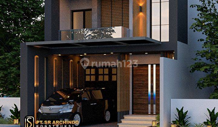 Dijual Rumah Modern Ada Rooftop di Kahfi 1 Jagakarsa Jak sel 2