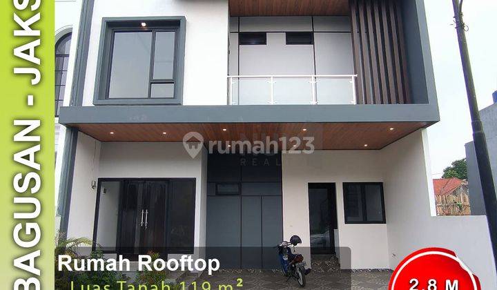 Dijual Rumah Baru Ada Rooftop Cluster di Kebagusan Jaksel 1