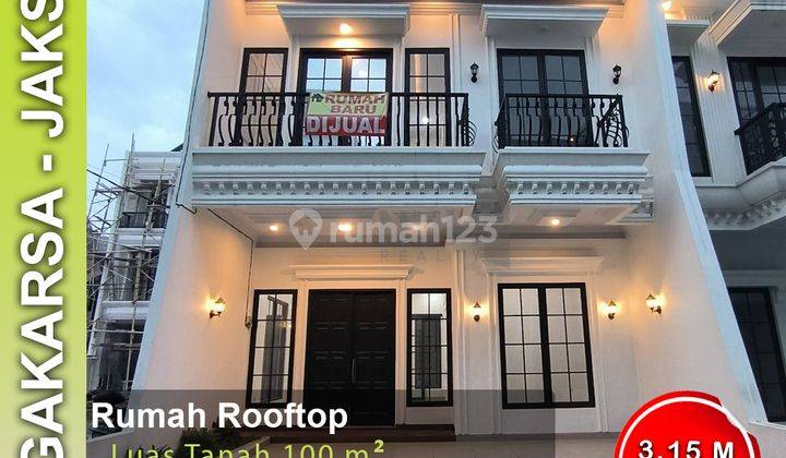 Dijual Rumah Cluster Ada Rooftop di Jagakarsa Jakarta Selatan 1