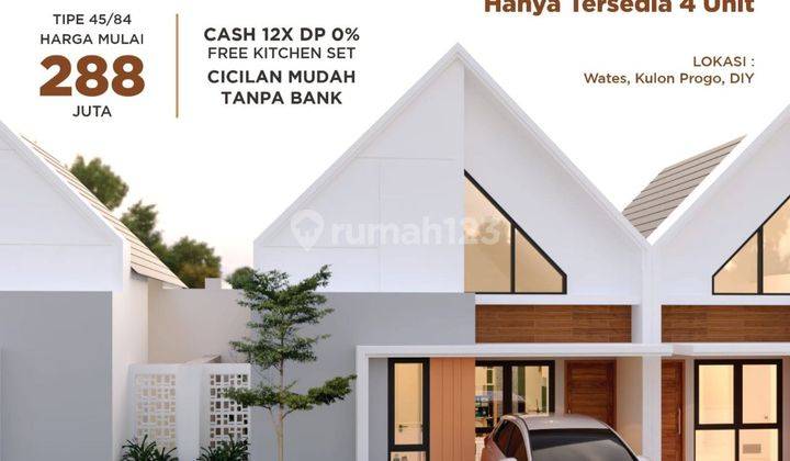 Dijual Rumah di Jogja jumlah terbatas dekat Bandara YIA di Kota Wates hanya 280jutaan  4
