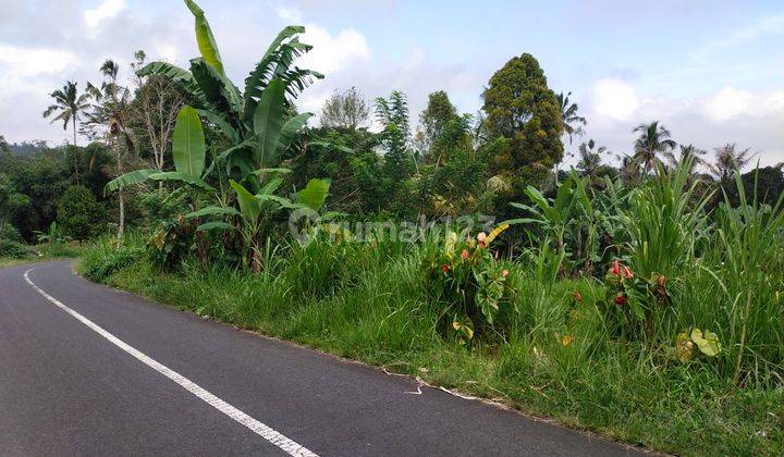 Di jual tanah murah pinggir jalan. View lembah dan GWK 4