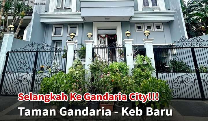 For Sale American Classic House, Building Still in Very Good Condition in Gandaria Garden, South Jakarta