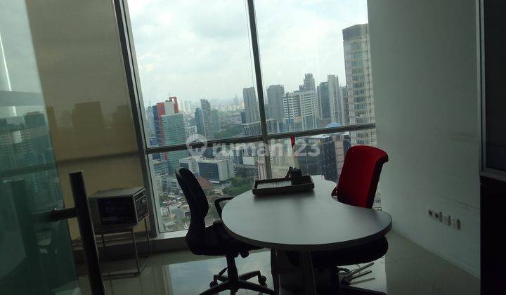 Ruang Kantor Full Furnished Siap Pakai Bebas Ganjil Genap free Overtime, dekat ke Mall dan Apartemen. Dilewati Transjakarta. 1