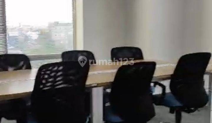 Ruang Kantor Full Furnished Siap Pakai Bebas Ganjil Genap, dekat halte Transjakarta  1