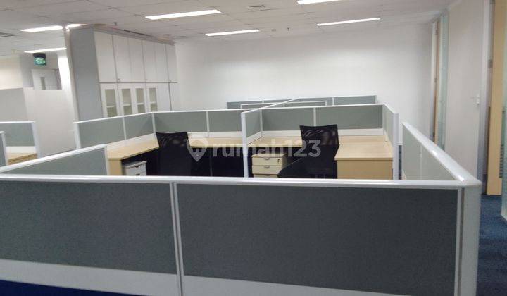 Ruang Kantor Full Furnished Siap Pakai Bebas Ganjil Genap dekat kedutaan China, One Satrio. 1