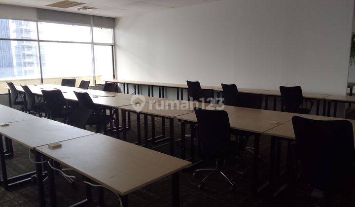 Ruang Kantor Full Furnished Siap Pakai Bebas Ganjil Genap. Dekat kedutaan China, One Satrio 1