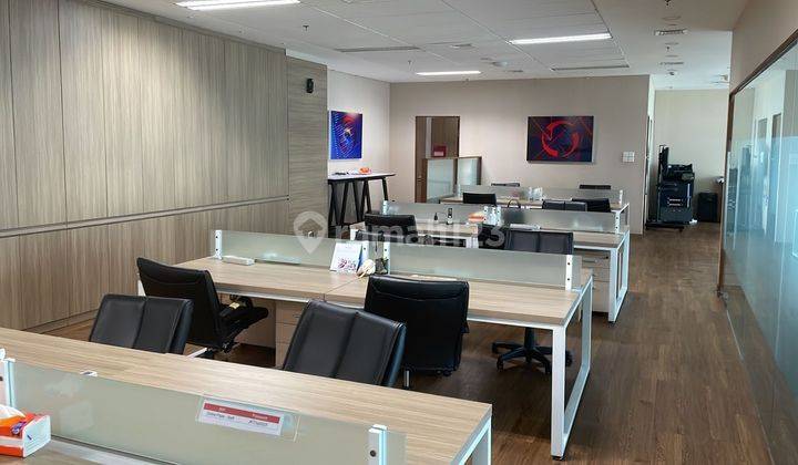 Ruang Kantor Furnished Siap Pakai Bebas Ganjil Genap Free Overtime. Akses LRT, Transjakarta  2