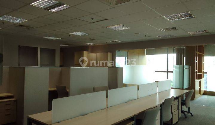 Ruang Kantor Full Furnished Siap Pakai Bebas Ganjil Genap, depan LRT, Transjakarta. Free Overtime. Dekat Setiabudi One  1