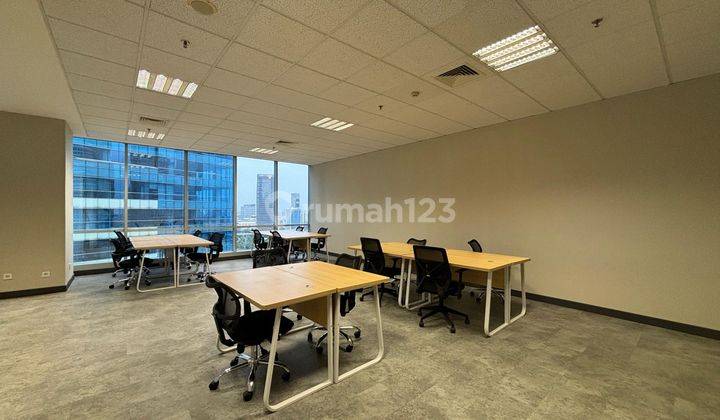 Ruang Kantor Full Furnished Siap Pakai Bebas Ganjil Genap. Kapasitas 15-20 pax. Dekat kedutaan China  1