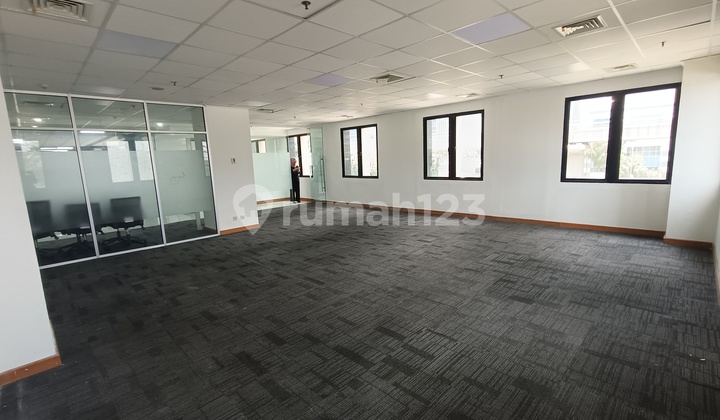 Semi-Furnished Office Space. Affordable Price. In Front of Transjakarta Bus Stop.
